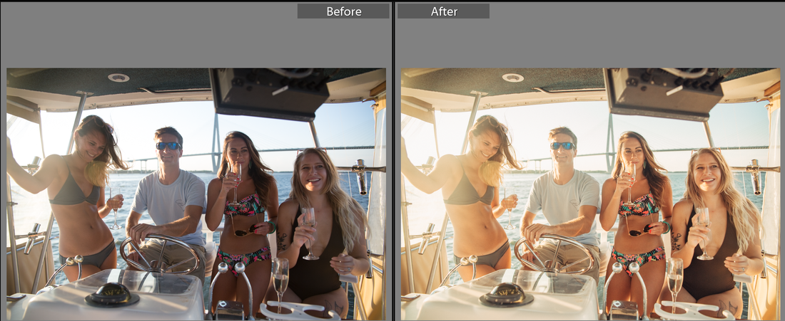 before and after presets in lightroom 