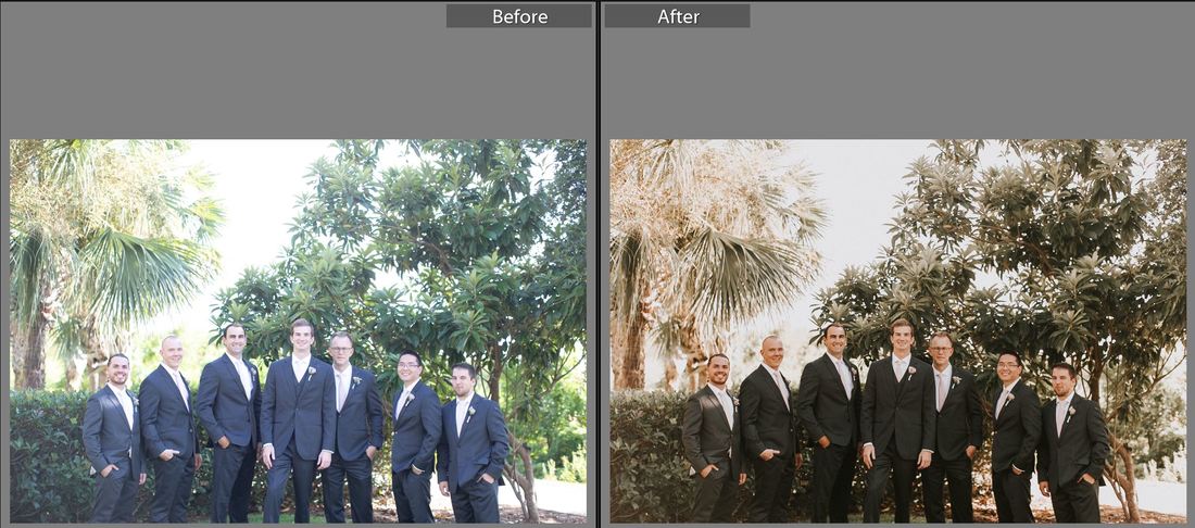before and after creative presets